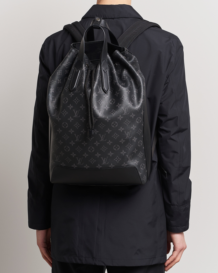 Homme | Louis Vuitton Pre-Owned | Louis Vuitton Pre-Owned | Explorer Backpack Monogram Eclipse