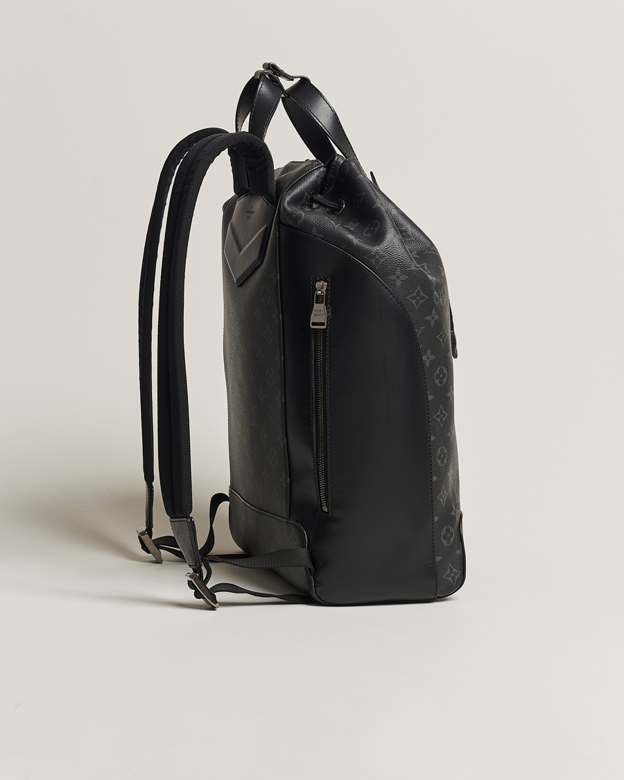 Homme | Louis Vuitton Pre-Owned Explorer Backpack Monogram Eclipse | Louis Vuitton Pre-Owned | Explorer Backpack Monogram Eclipse