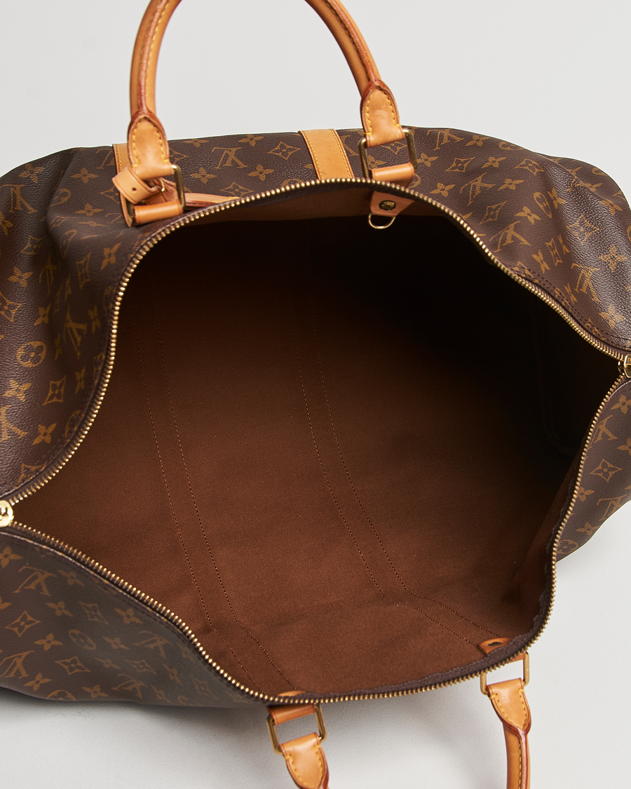 Homme | Louis Vuitton Pre-Owned Keepall Bandoulière 55 Monogram | Louis Vuitton Pre-Owned | Keepall Bandoulière 55 Monogram