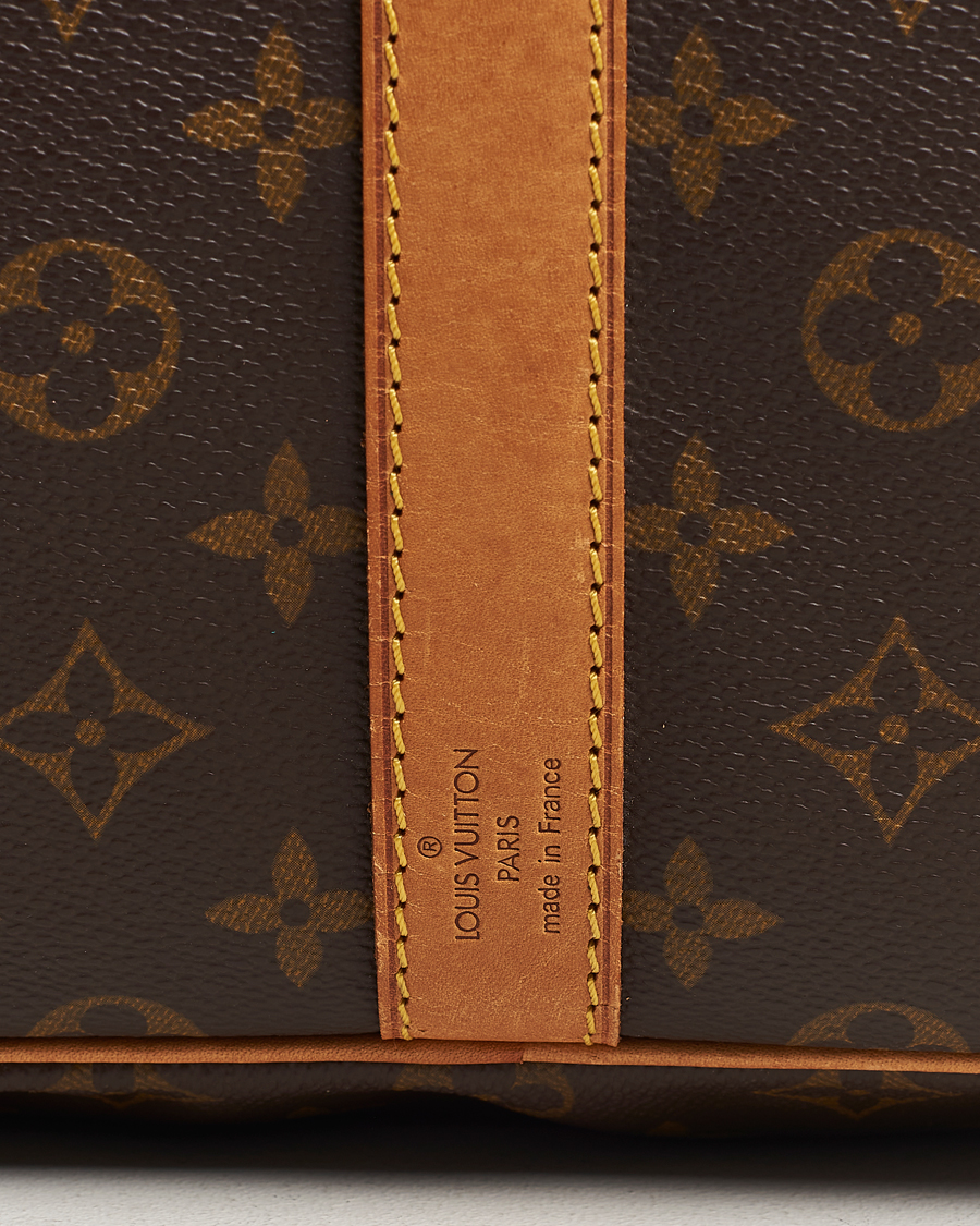 Homme | Louis Vuitton Pre-Owned Keepall Bandoulière 55 Monogram | Louis Vuitton Pre-Owned | Keepall Bandoulière 55 Monogram