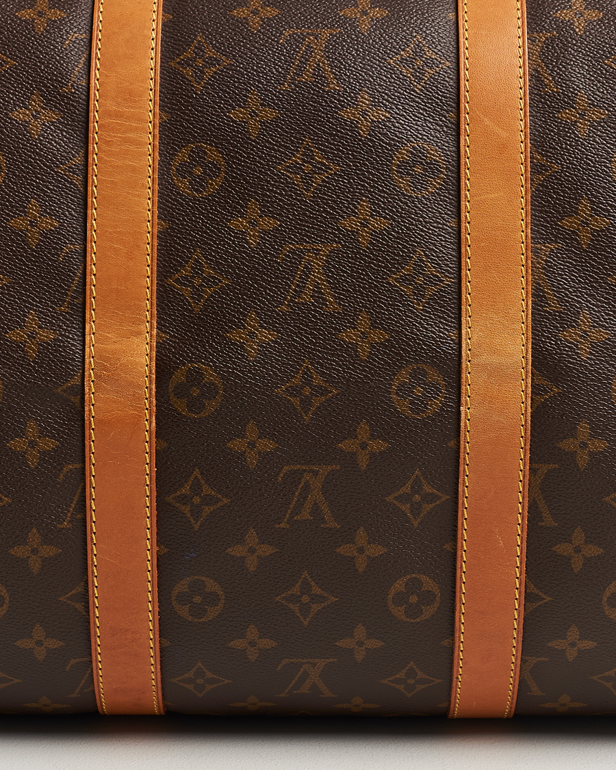Homme | Louis Vuitton Pre-Owned Keepall Bandoulière 55 Monogram | Louis Vuitton Pre-Owned | Keepall Bandoulière 55 Monogram