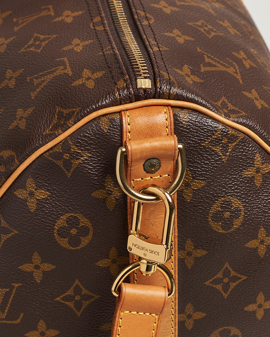 Homme | Louis Vuitton Pre-Owned Keepall Bandoulière 55 Monogram | Louis Vuitton Pre-Owned | Keepall Bandoulière 55 Monogram