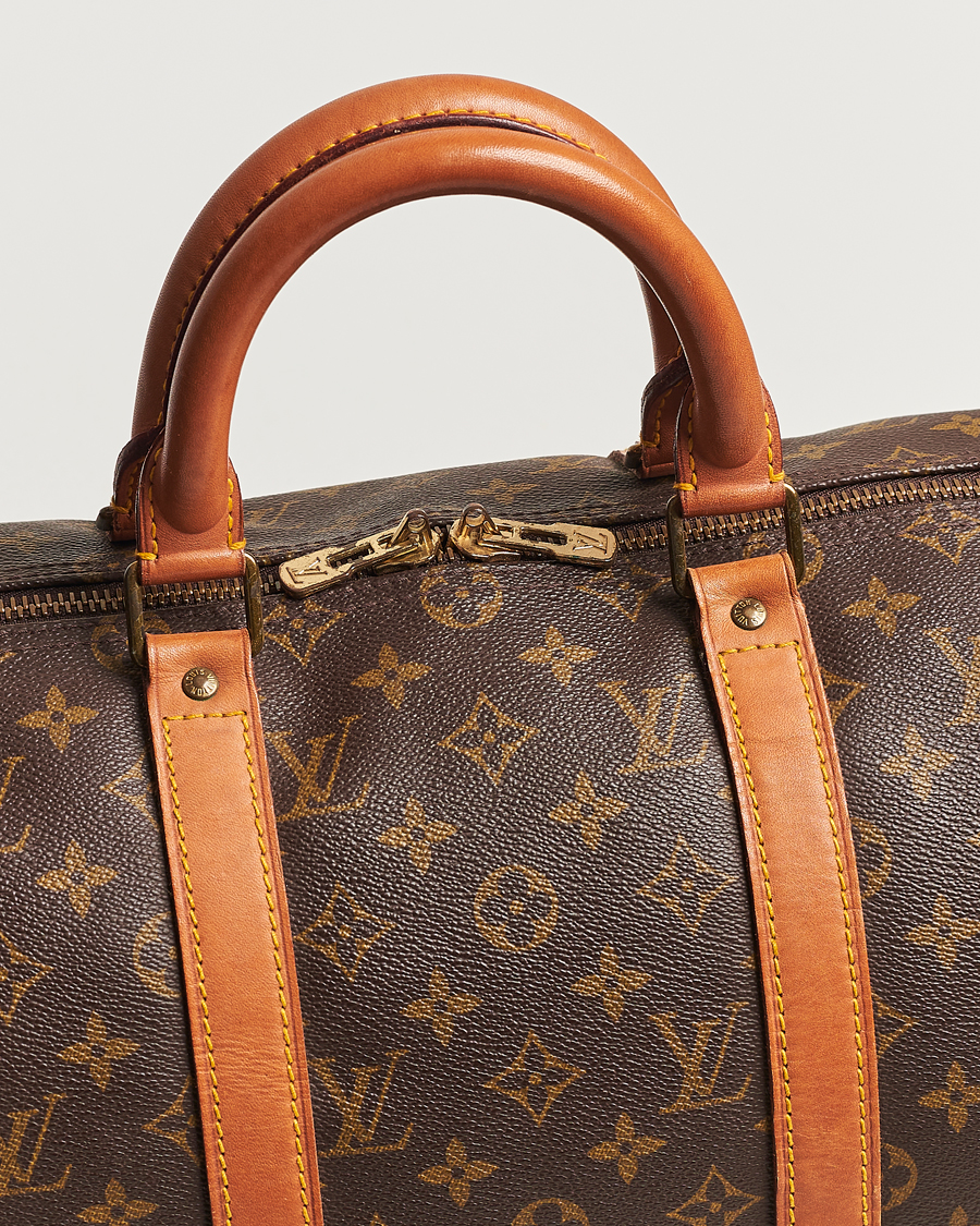 Homme | Louis Vuitton Pre-Owned Keepall Bandoulière 50 Monogram | Louis Vuitton Pre-Owned | Keepall Bandoulière 50 Monogram