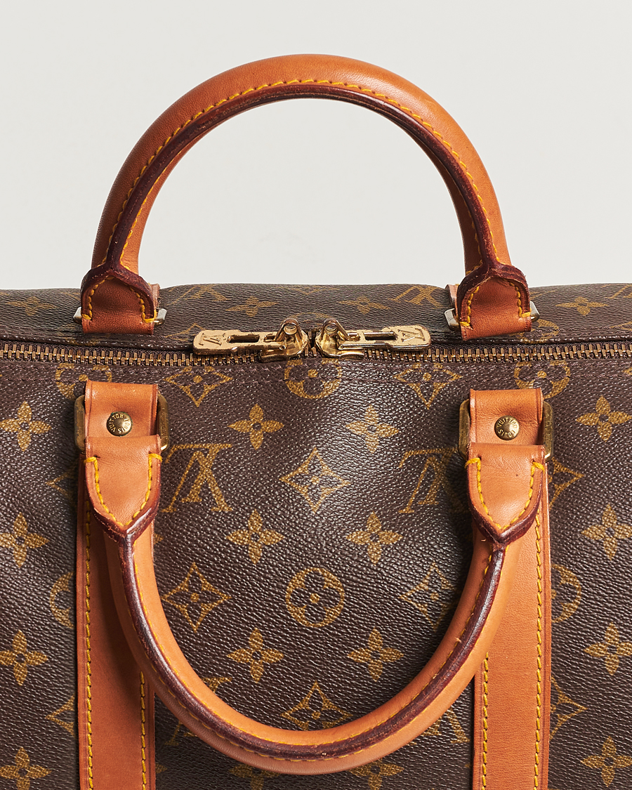 Homme | Louis Vuitton Pre-Owned Keepall Bandoulière 50 Monogram | Louis Vuitton Pre-Owned | Keepall Bandoulière 50 Monogram