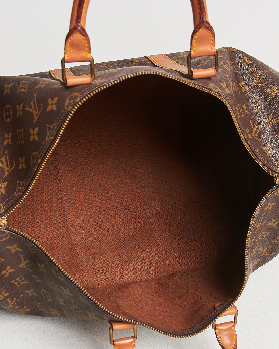 Homme | Louis Vuitton Pre-Owned Keepall Bandoulière 50 Monogram | Louis Vuitton Pre-Owned | Keepall Bandoulière 50 Monogram