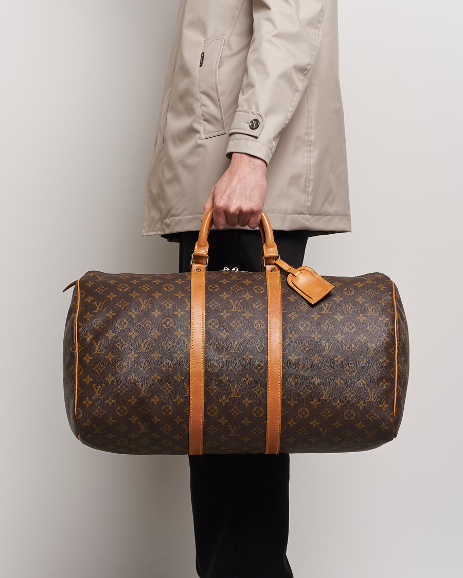 Homme | Pre-owned Accessoires | Louis Vuitton Pre-Owned | Keepall 55 Bag Monogram 