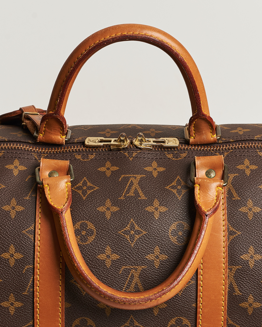 Homme | Louis Vuitton Pre-Owned Keepall 55 Bag Monogram | Louis Vuitton Pre-Owned | Keepall 55 Bag Monogram