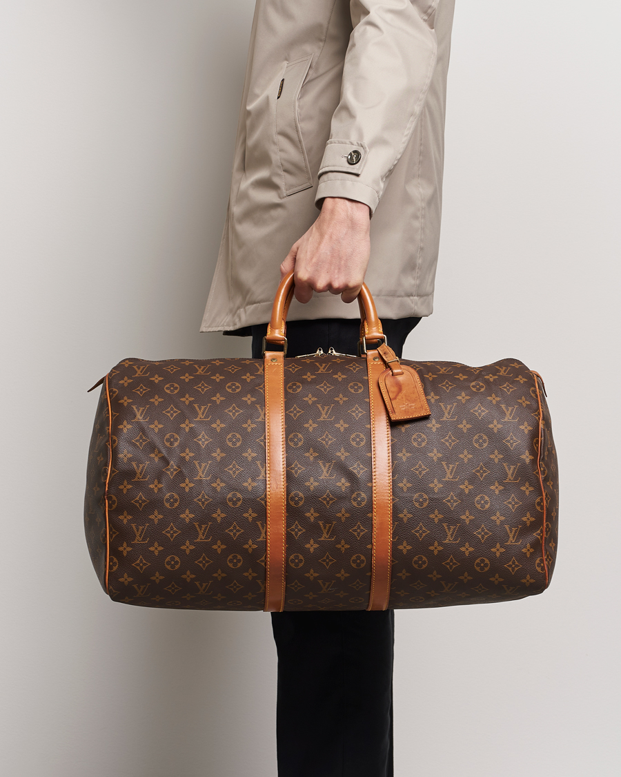 Homme |  | Louis Vuitton Pre-Owned | Keepall 55 Bag Monogram 