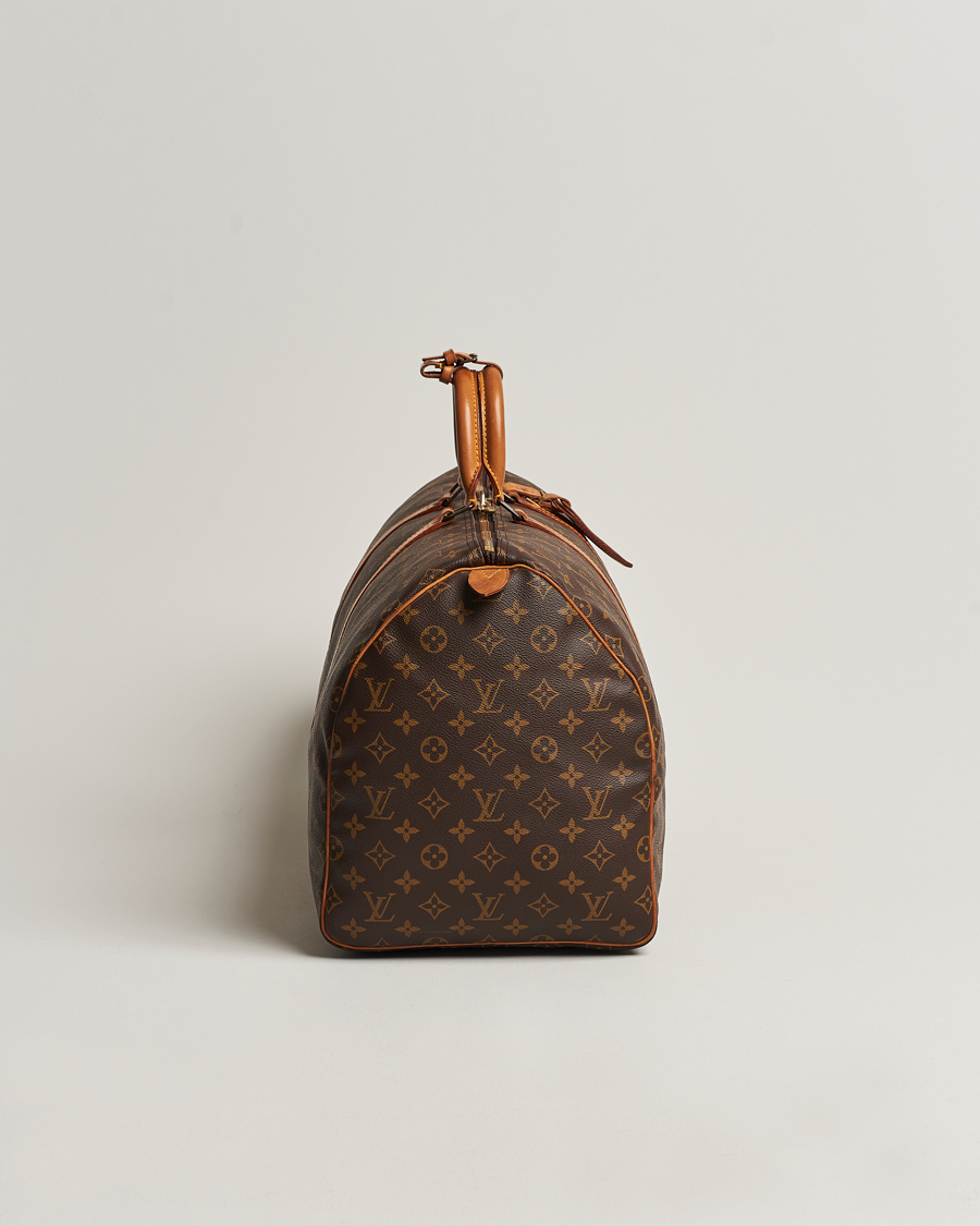 Homme | Louis Vuitton Pre-Owned Keepall 55 Bag Monogram | Louis Vuitton Pre-Owned | Keepall 55 Bag Monogram