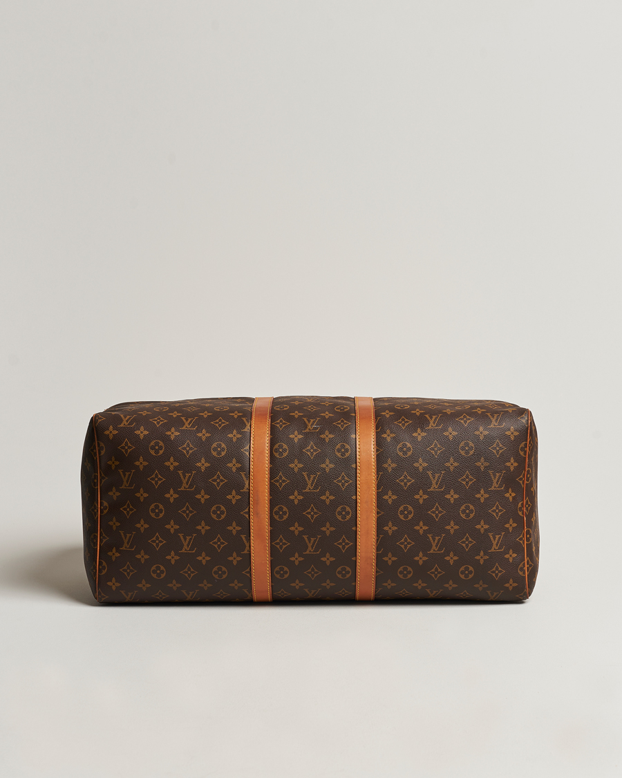 Homme | Louis Vuitton Pre-Owned Keepall 55 Bag Monogram | Louis Vuitton Pre-Owned | Keepall 55 Bag Monogram