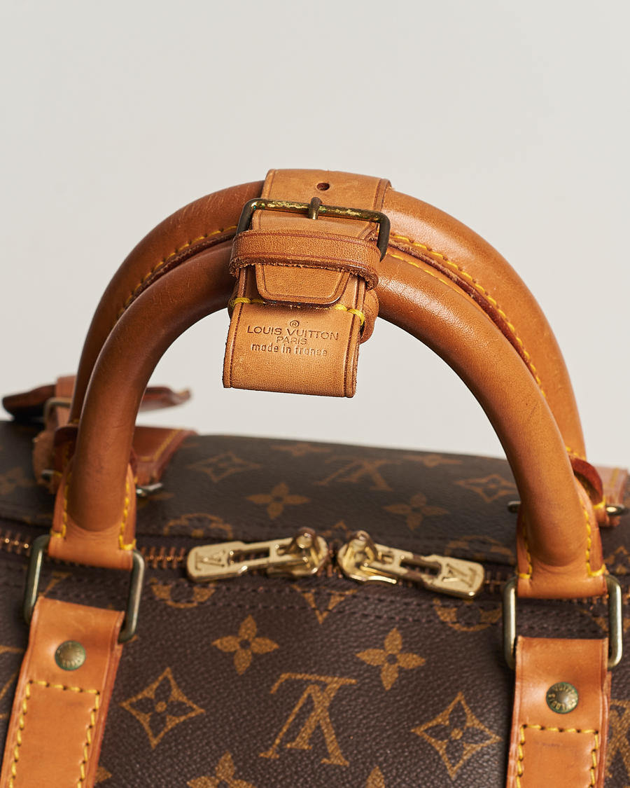 Homme | Louis Vuitton Pre-Owned Keepall 55 Bag Monogram | Louis Vuitton Pre-Owned | Keepall 55 Bag Monogram