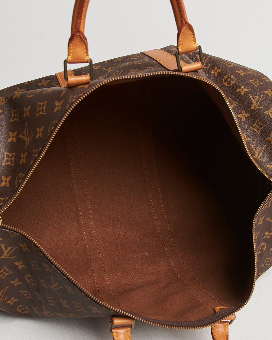Homme | Louis Vuitton Pre-Owned Keepall 55 Bag Monogram | Louis Vuitton Pre-Owned | Keepall 55 Bag Monogram