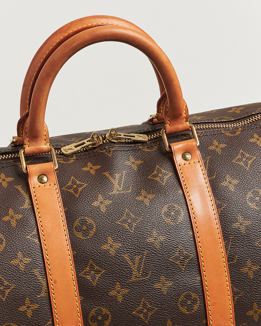 Homme | Louis Vuitton Pre-Owned Keepall 55 Bag Monogram | Louis Vuitton Pre-Owned | Keepall 55 Bag Monogram