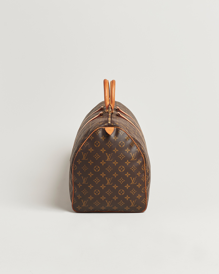 Homme | Louis Vuitton Pre-Owned Keepall 55 Bag Monogram | Louis Vuitton Pre-Owned | Keepall 55 Bag Monogram