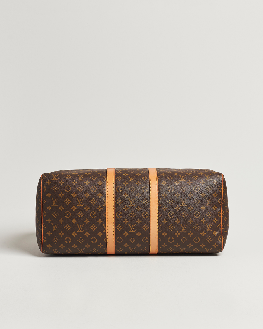 Homme | Louis Vuitton Pre-Owned Keepall 55 Bag Monogram | Louis Vuitton Pre-Owned | Keepall 55 Bag Monogram