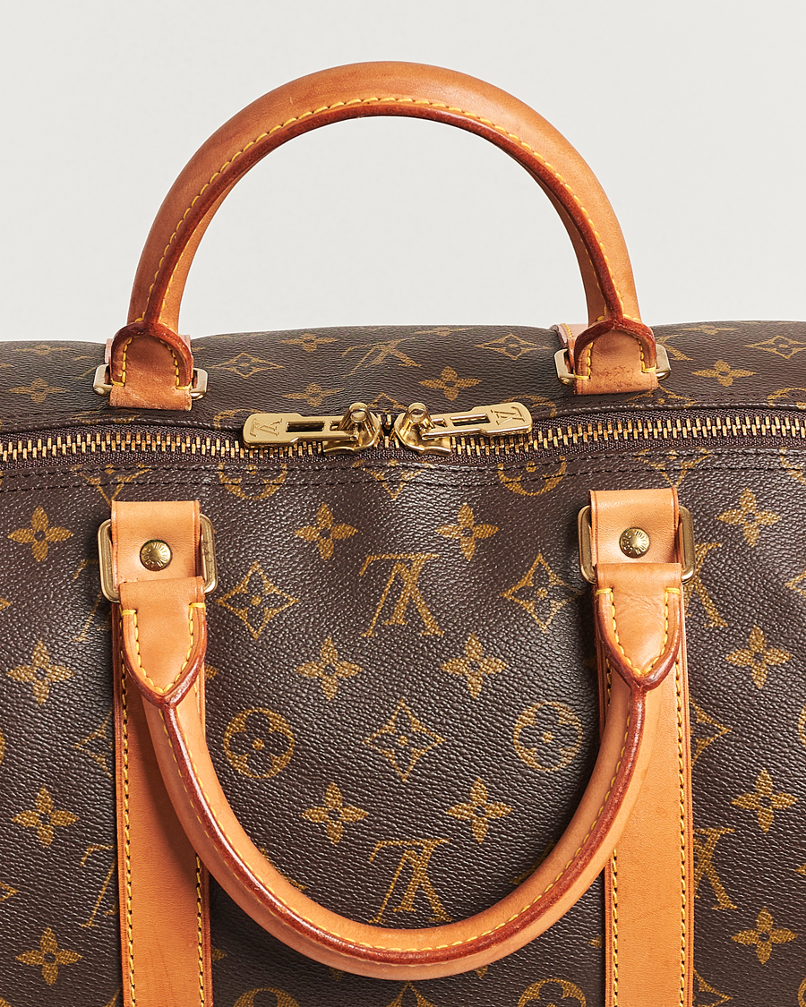 Homme | Louis Vuitton Pre-Owned Keepall 55 Bag Monogram | Louis Vuitton Pre-Owned | Keepall 55 Bag Monogram