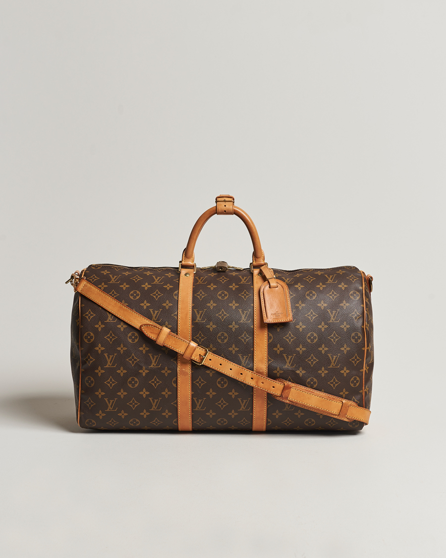 Homme | Louis Vuitton Pre-Owned Keepall Bandoulière 50 Monogram | Louis Vuitton Pre-Owned | Keepall Bandoulière 50 Monogram
