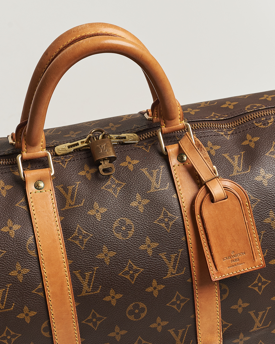 Homme | Louis Vuitton Pre-Owned Keepall Bandoulière 50 Monogram | Louis Vuitton Pre-Owned | Keepall Bandoulière 50 Monogram