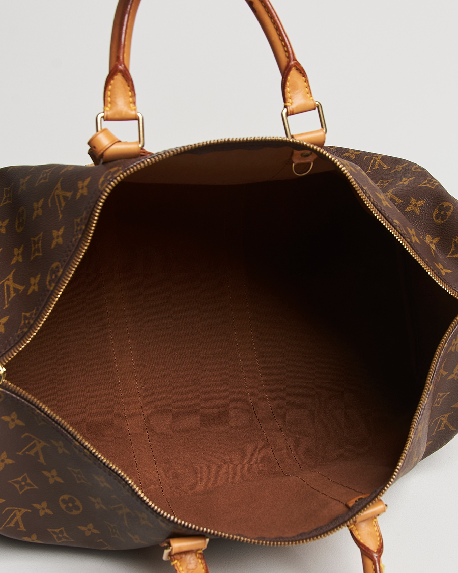 Homme | Louis Vuitton Pre-Owned Keepall Bandoulière 50 Bag Monogram | Louis Vuitton Pre-Owned | Keepall Bandoulière 50 Bag Monogram