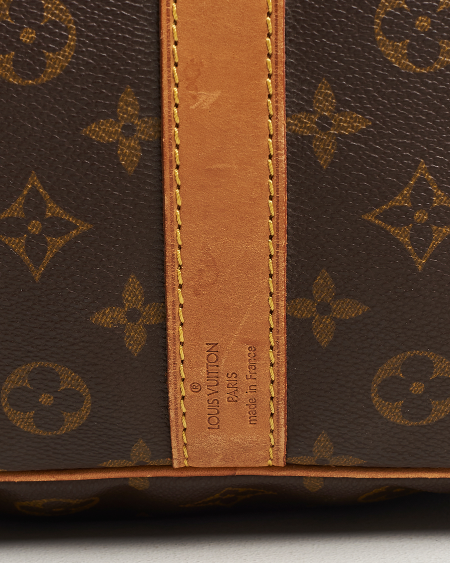 Homme | Louis Vuitton Pre-Owned Keepall Bandoulière 50 Bag Monogram | Louis Vuitton Pre-Owned | Keepall Bandoulière 50 Bag Monogram