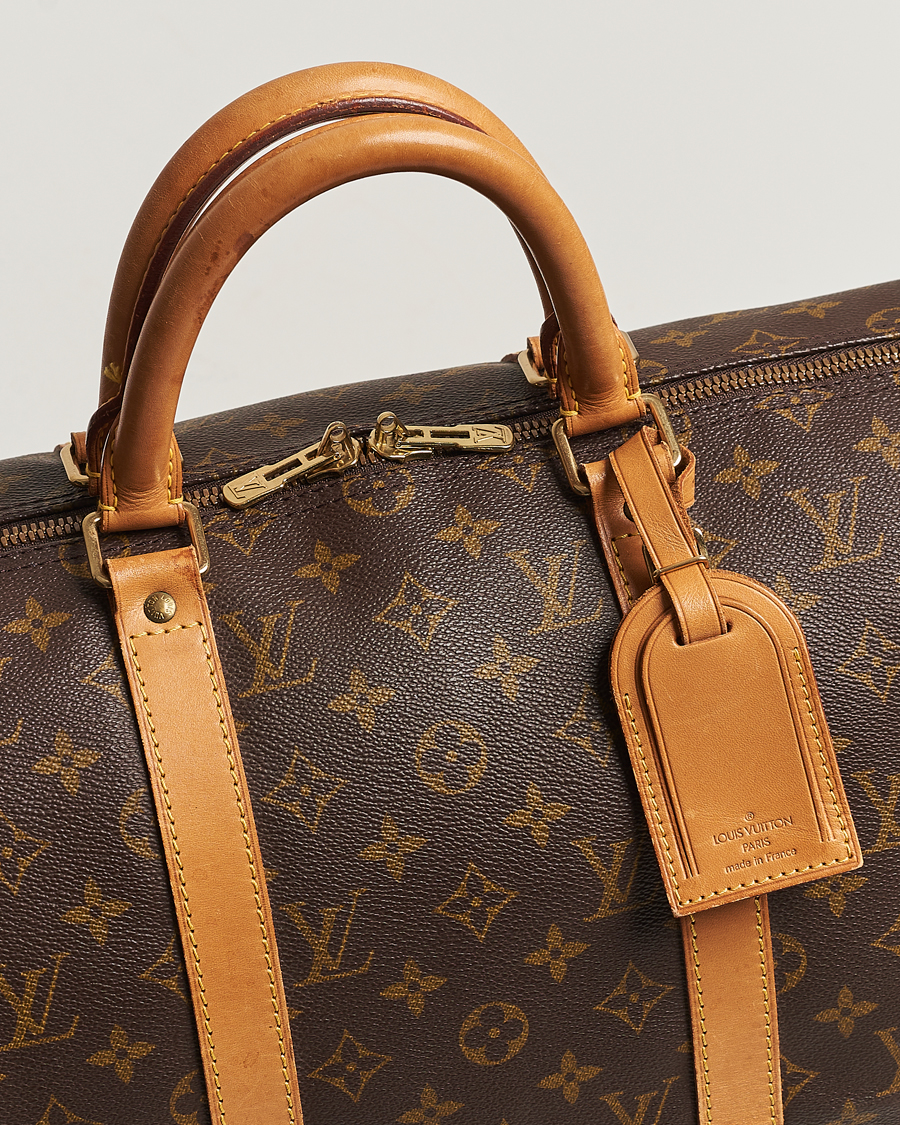 Homme | Louis Vuitton Pre-Owned Keepall Bandoulière 50 Bag Monogram | Louis Vuitton Pre-Owned | Keepall Bandoulière 50 Bag Monogram