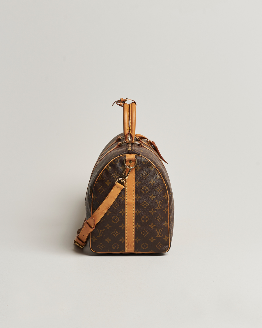 Homme | Louis Vuitton Pre-Owned Keepall Bandoulière 50 Bag Monogram | Louis Vuitton Pre-Owned | Keepall Bandoulière 50 Bag Monogram