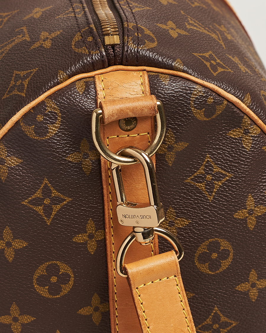 Homme | Louis Vuitton Pre-Owned Keepall Bandoulière 50 Bag Monogram | Louis Vuitton Pre-Owned | Keepall Bandoulière 50 Bag Monogram