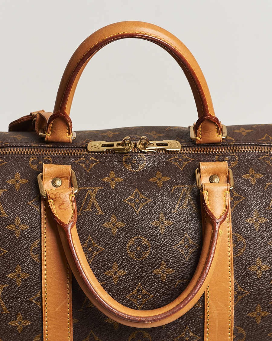 Homme | Louis Vuitton Pre-Owned Keepall Bandoulière 50 Bag Monogram | Louis Vuitton Pre-Owned | Keepall Bandoulière 50 Bag Monogram