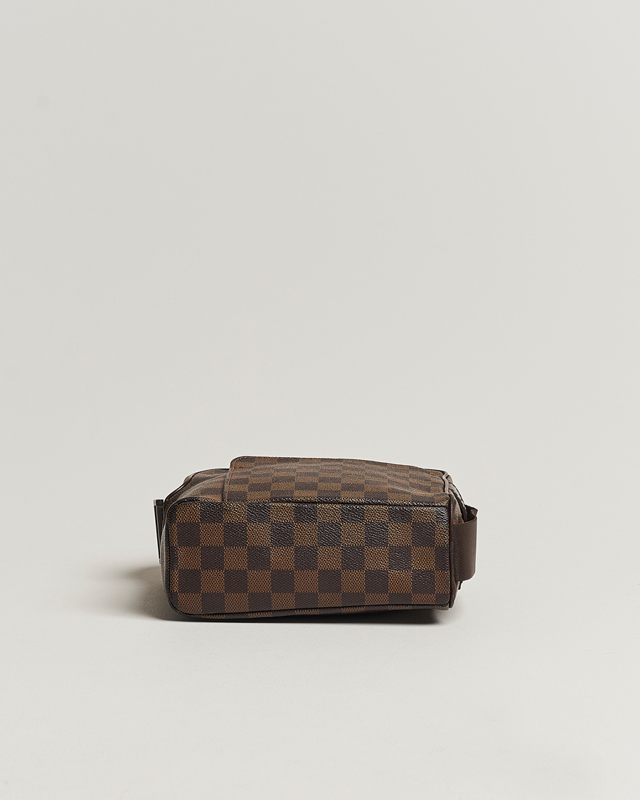 Homme | Louis Vuitton Pre-Owned Olaf Shoulder Bag Damier Ebene | Louis Vuitton Pre-Owned | Olaf Shoulder Bag Damier Ebene