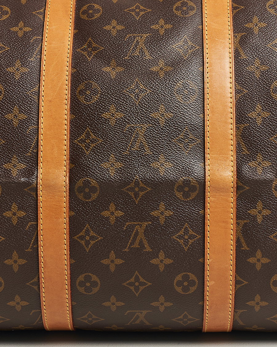 Homme | Louis Vuitton Pre-Owned Keepall 55 Bag Monogram | Louis Vuitton Pre-Owned | Keepall 55 Bag Monogram