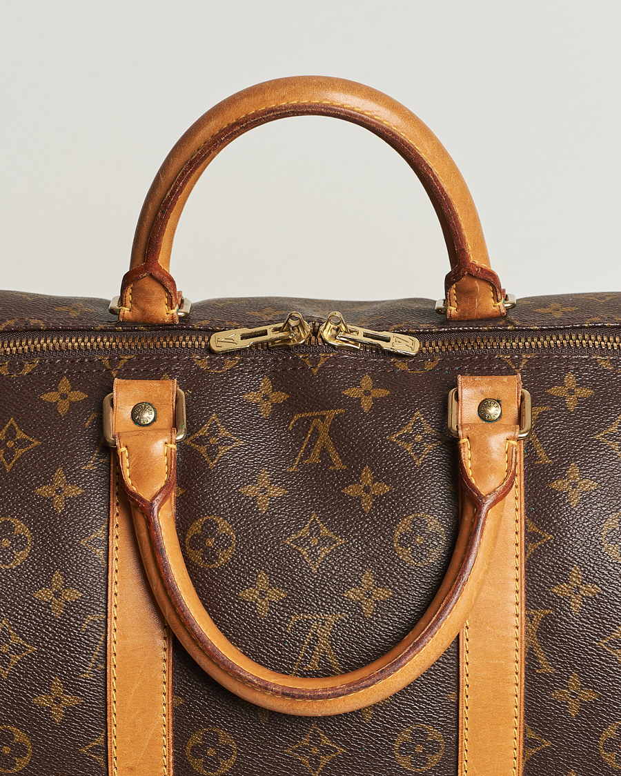 Homme | Louis Vuitton Pre-Owned Keepall 55 Bag Monogram | Louis Vuitton Pre-Owned | Keepall 55 Bag Monogram