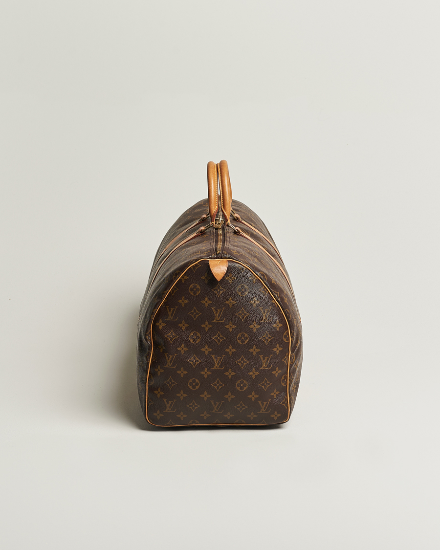 Homme | Louis Vuitton Pre-Owned Keepall 55 Bag Monogram | Louis Vuitton Pre-Owned | Keepall 55 Bag Monogram