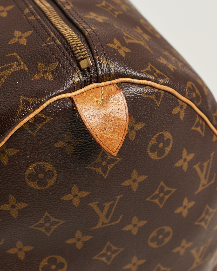 Homme | Louis Vuitton Pre-Owned Keepall 55 Bag Monogram | Louis Vuitton Pre-Owned | Keepall 55 Bag Monogram