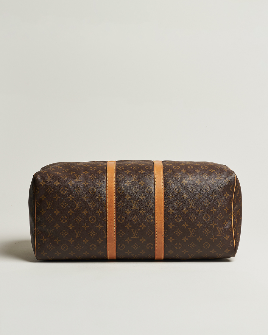 Homme | Louis Vuitton Pre-Owned Keepall 55 Bag Monogram | Louis Vuitton Pre-Owned | Keepall 55 Bag Monogram