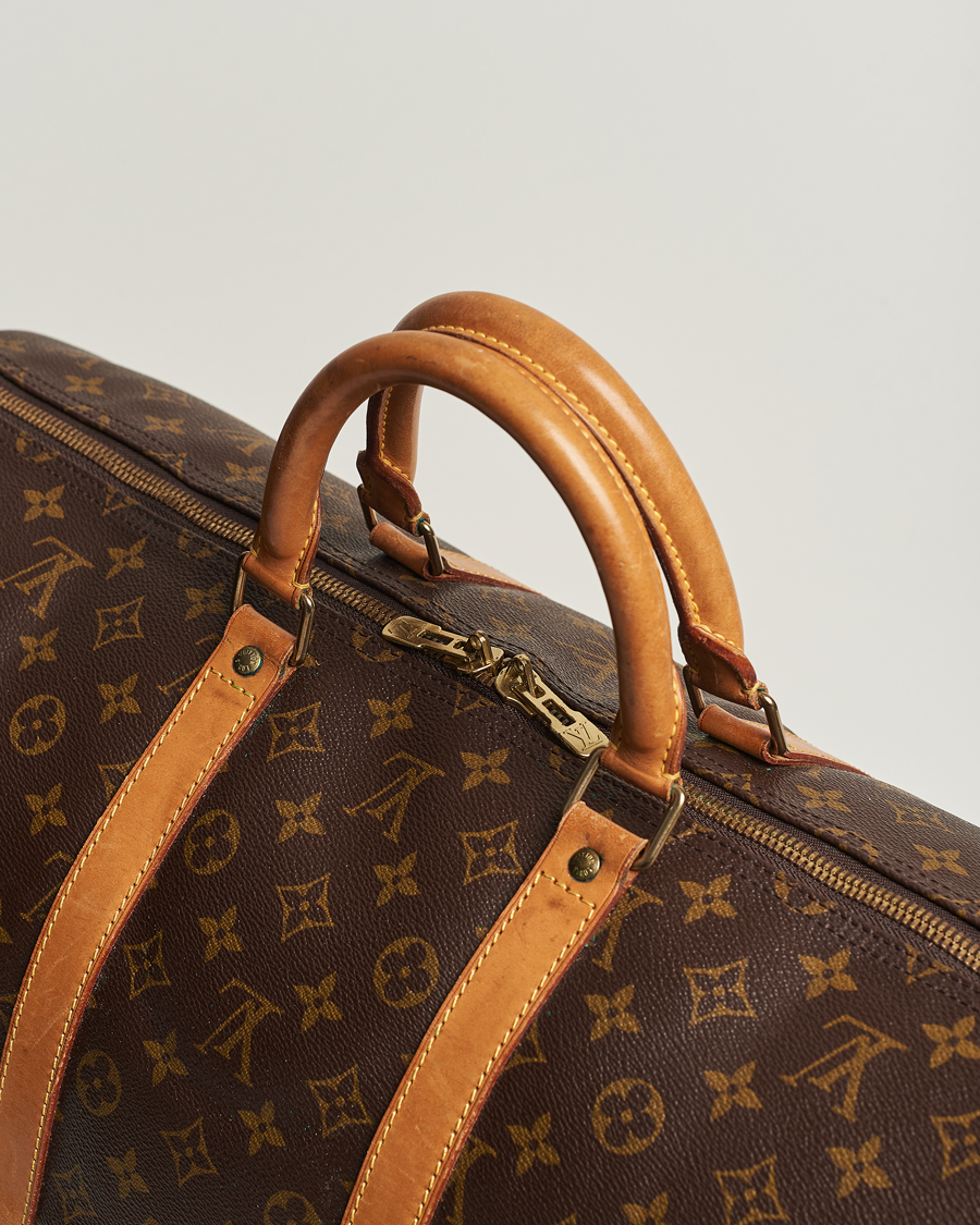 Homme | Louis Vuitton Pre-Owned Keepall 55 Bag Monogram | Louis Vuitton Pre-Owned | Keepall 55 Bag Monogram