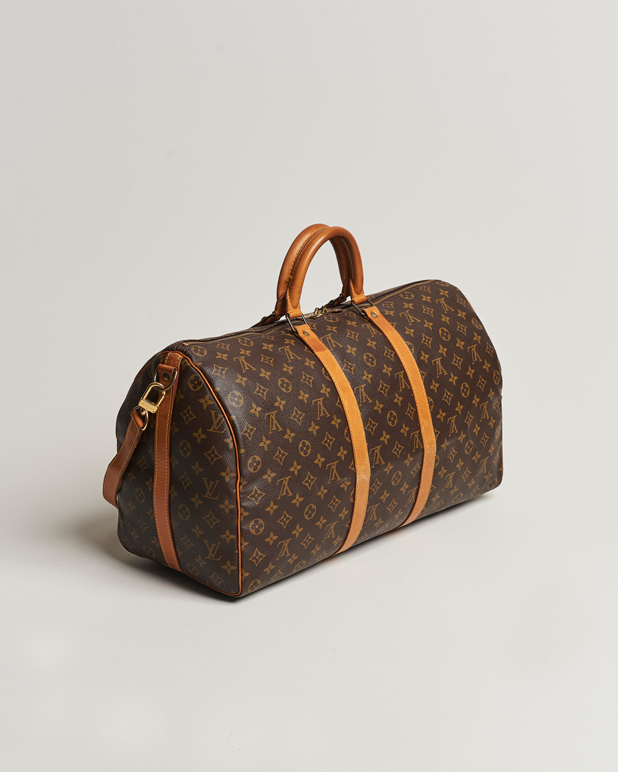 Homme | Louis Vuitton Pre-Owned Keepall Bandoulière 50 Monogram  | Louis Vuitton Pre-Owned | Keepall Bandoulière 50 Monogram 