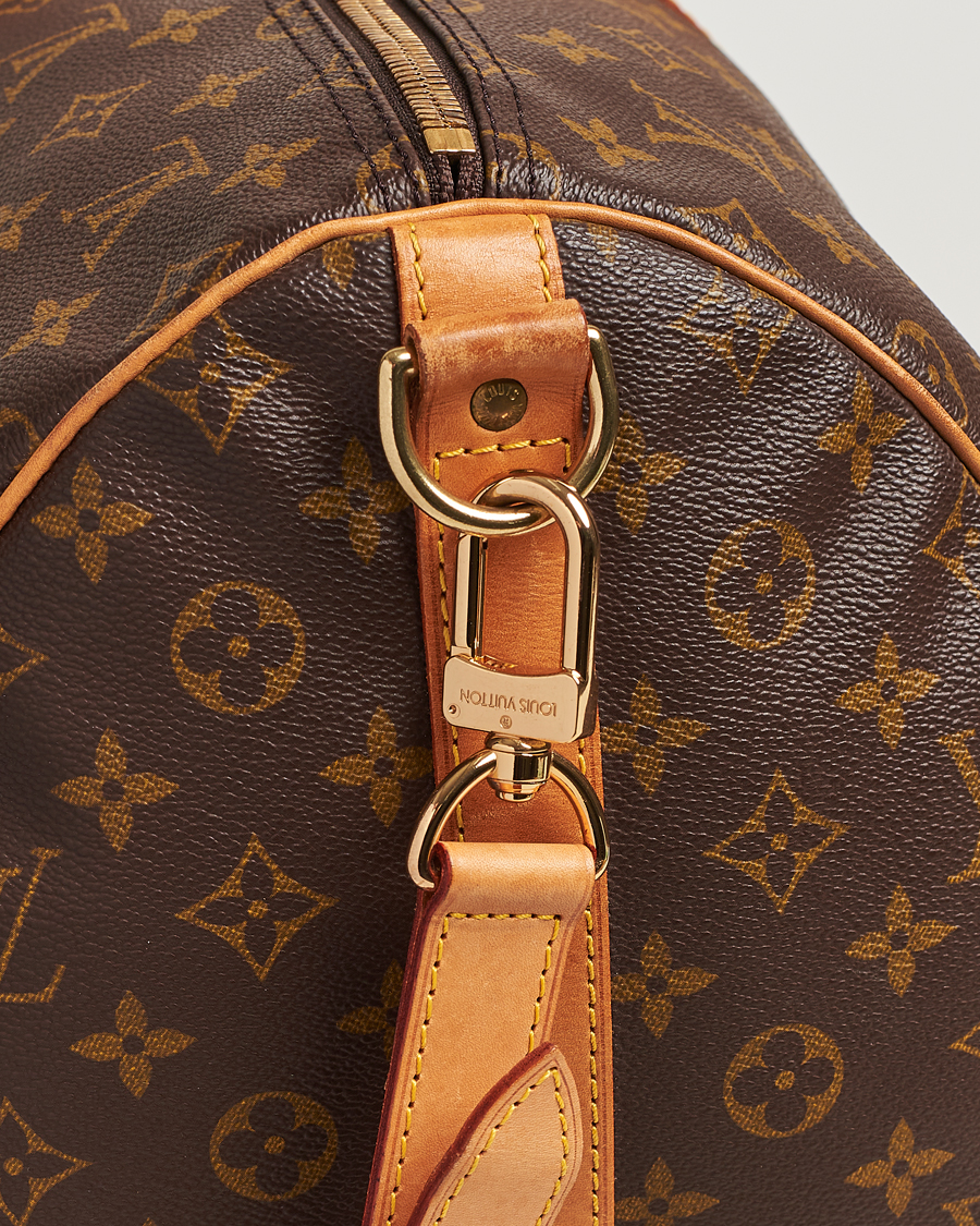 Homme | Louis Vuitton Pre-Owned Keepall Bandoulière 55 Monogram | Louis Vuitton Pre-Owned | Keepall Bandoulière 55 Monogram