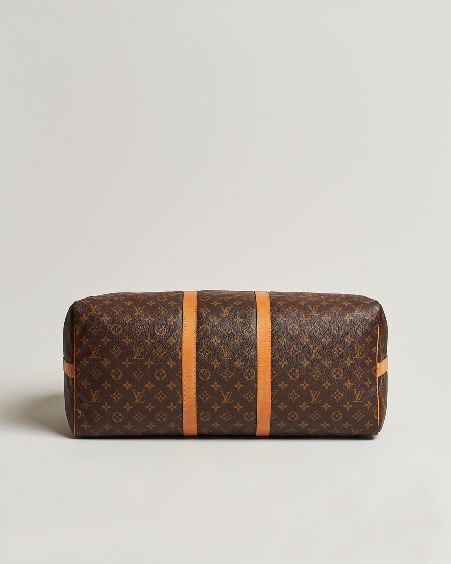 Homme | Louis Vuitton Pre-Owned Keepall Bandoulière 55 Monogram | Louis Vuitton Pre-Owned | Keepall Bandoulière 55 Monogram