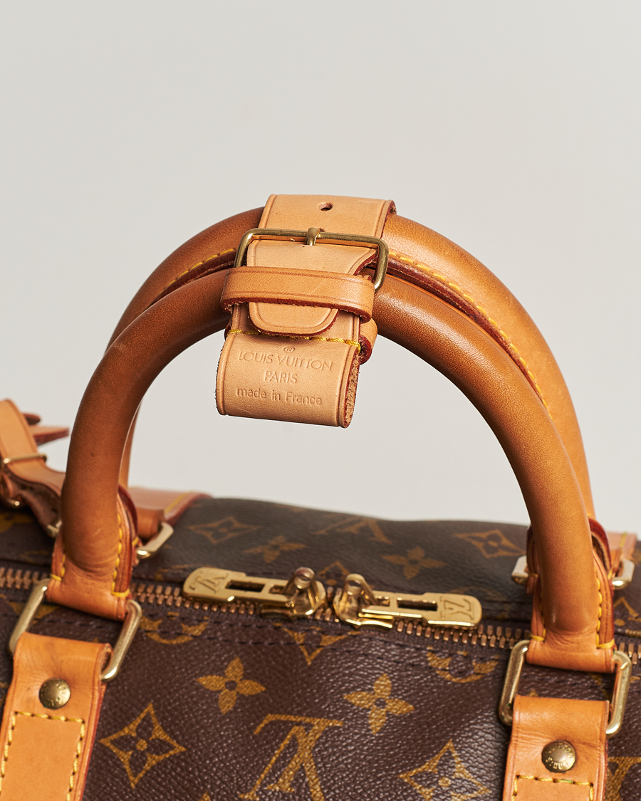 Homme | Louis Vuitton Pre-Owned Keepall Bandoulière 55 Monogram | Louis Vuitton Pre-Owned | Keepall Bandoulière 55 Monogram