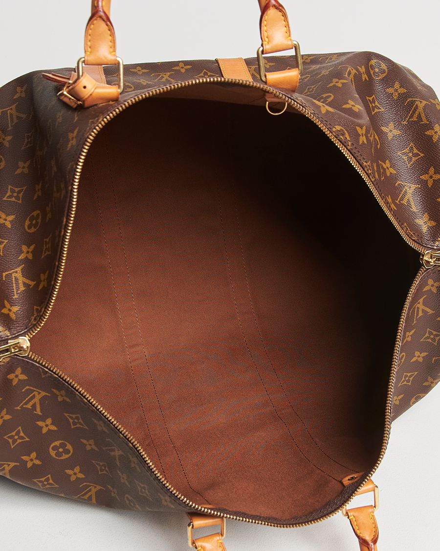 Homme | Louis Vuitton Pre-Owned Keepall Bandoulière 55 Monogram | Louis Vuitton Pre-Owned | Keepall Bandoulière 55 Monogram