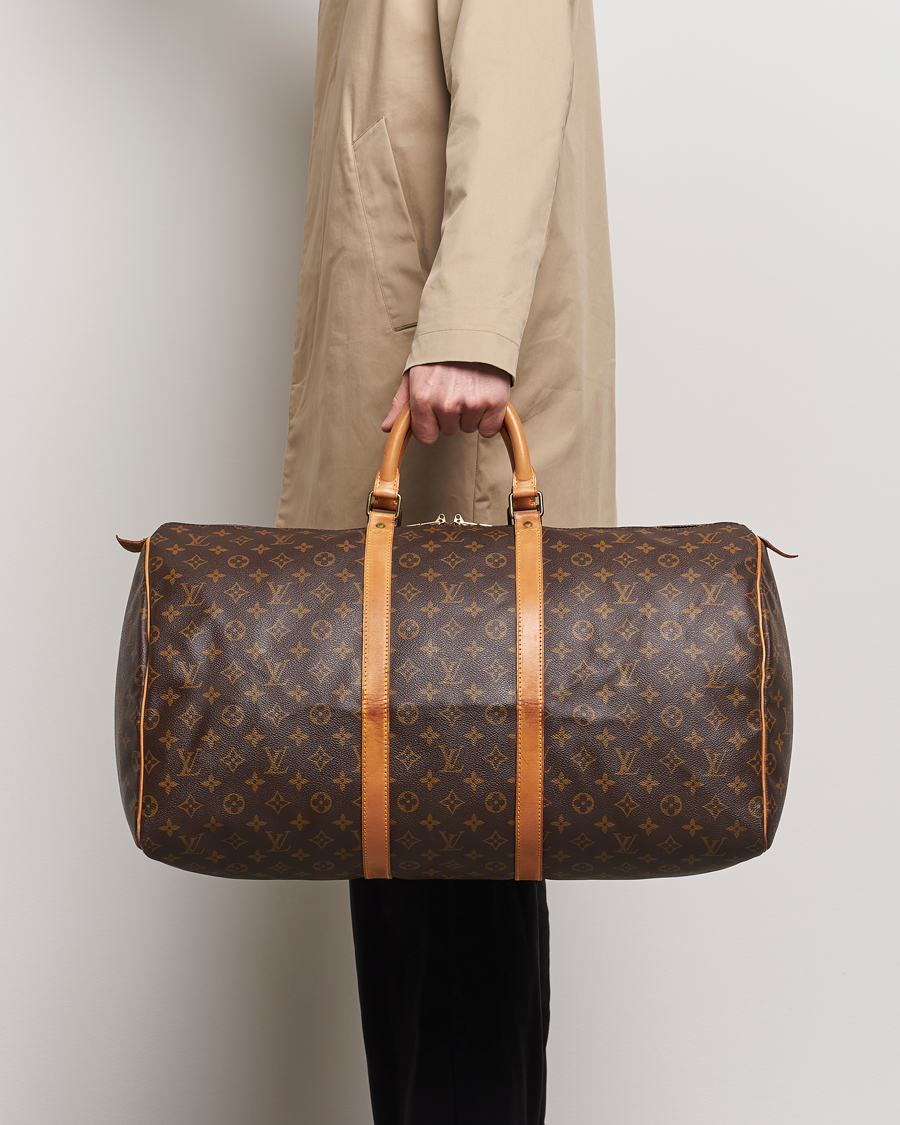 Homme | Louis Vuitton Pre-Owned | Louis Vuitton Pre-Owned | Keepall 55 Bag Monogram 
