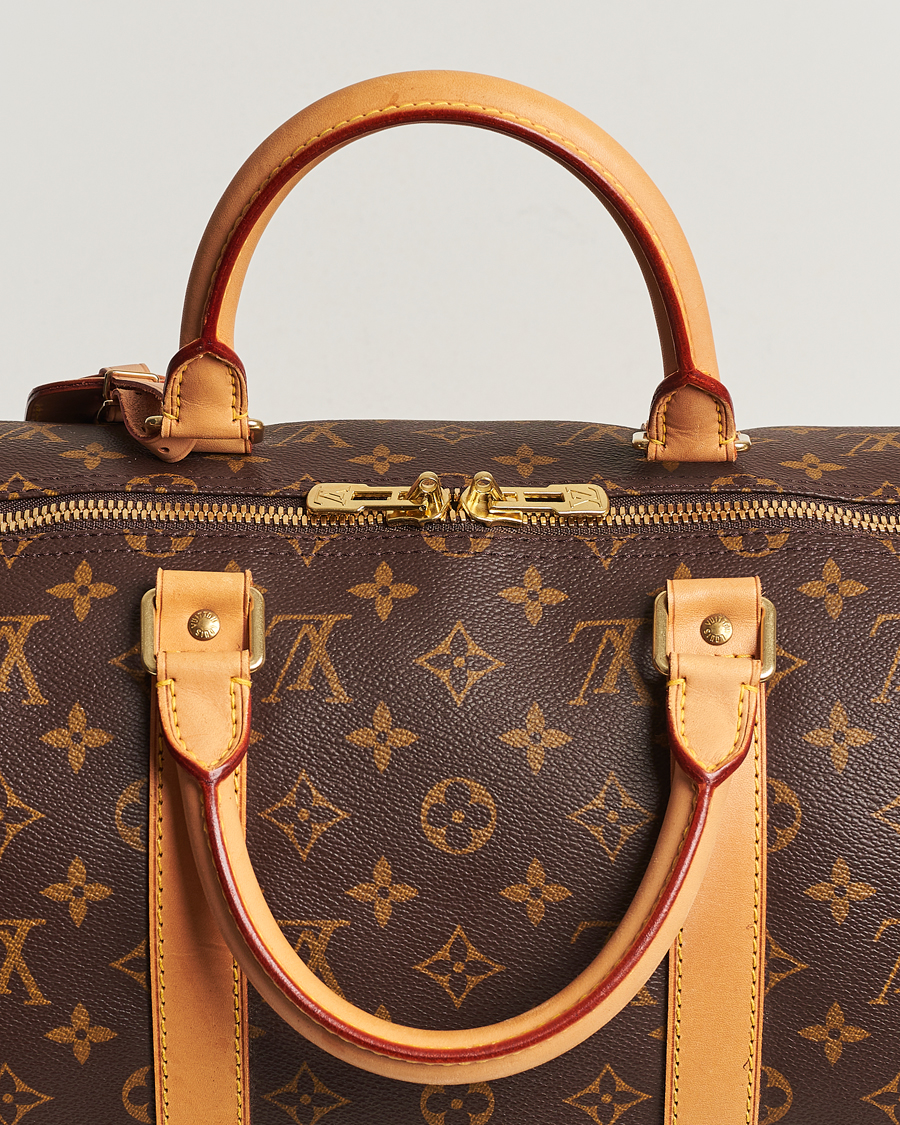 Homme | Louis Vuitton Pre-Owned Keepall Bandoulière 50 Bag Monogram | Louis Vuitton Pre-Owned | Keepall Bandoulière 50 Bag Monogram