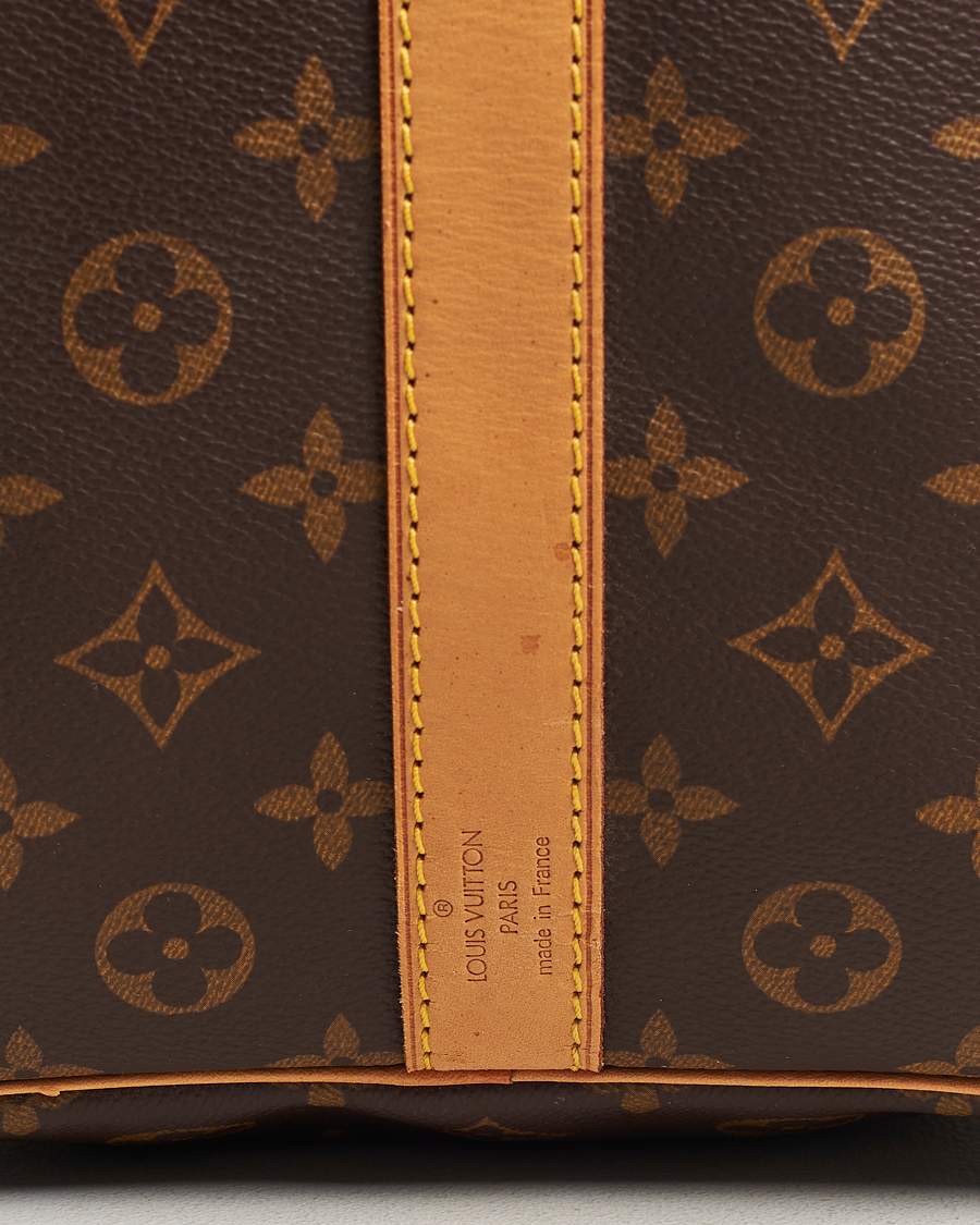 Homme | Louis Vuitton Pre-Owned Keepall Bandoulière 50 Bag Monogram | Louis Vuitton Pre-Owned | Keepall Bandoulière 50 Bag Monogram