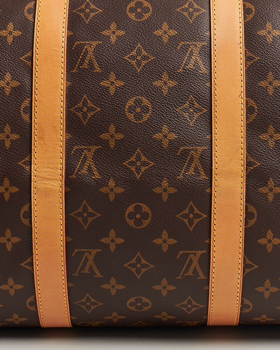 Homme | Louis Vuitton Pre-Owned Keepall Bandoulière 50 Bag Monogram | Louis Vuitton Pre-Owned | Keepall Bandoulière 50 Bag Monogram