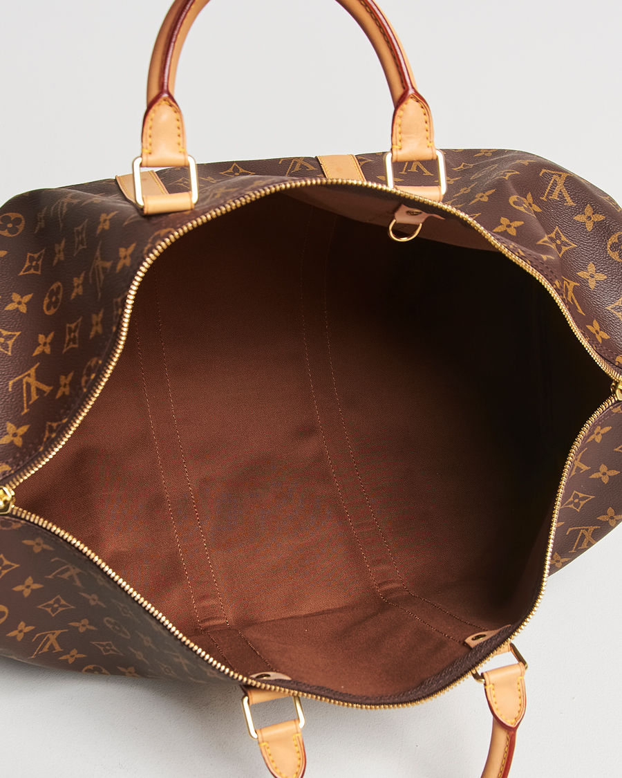 Homme | Louis Vuitton Pre-Owned Keepall Bandoulière 50 Bag Monogram | Louis Vuitton Pre-Owned | Keepall Bandoulière 50 Bag Monogram