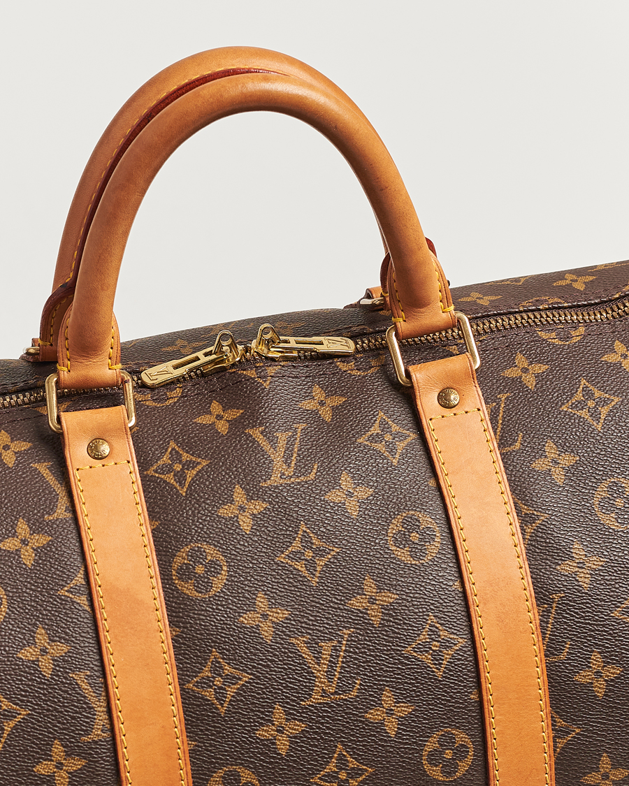 Homme | Louis Vuitton Pre-Owned Keepall Bandoulière 55 Monogram | Louis Vuitton Pre-Owned | Keepall Bandoulière 55 Monogram