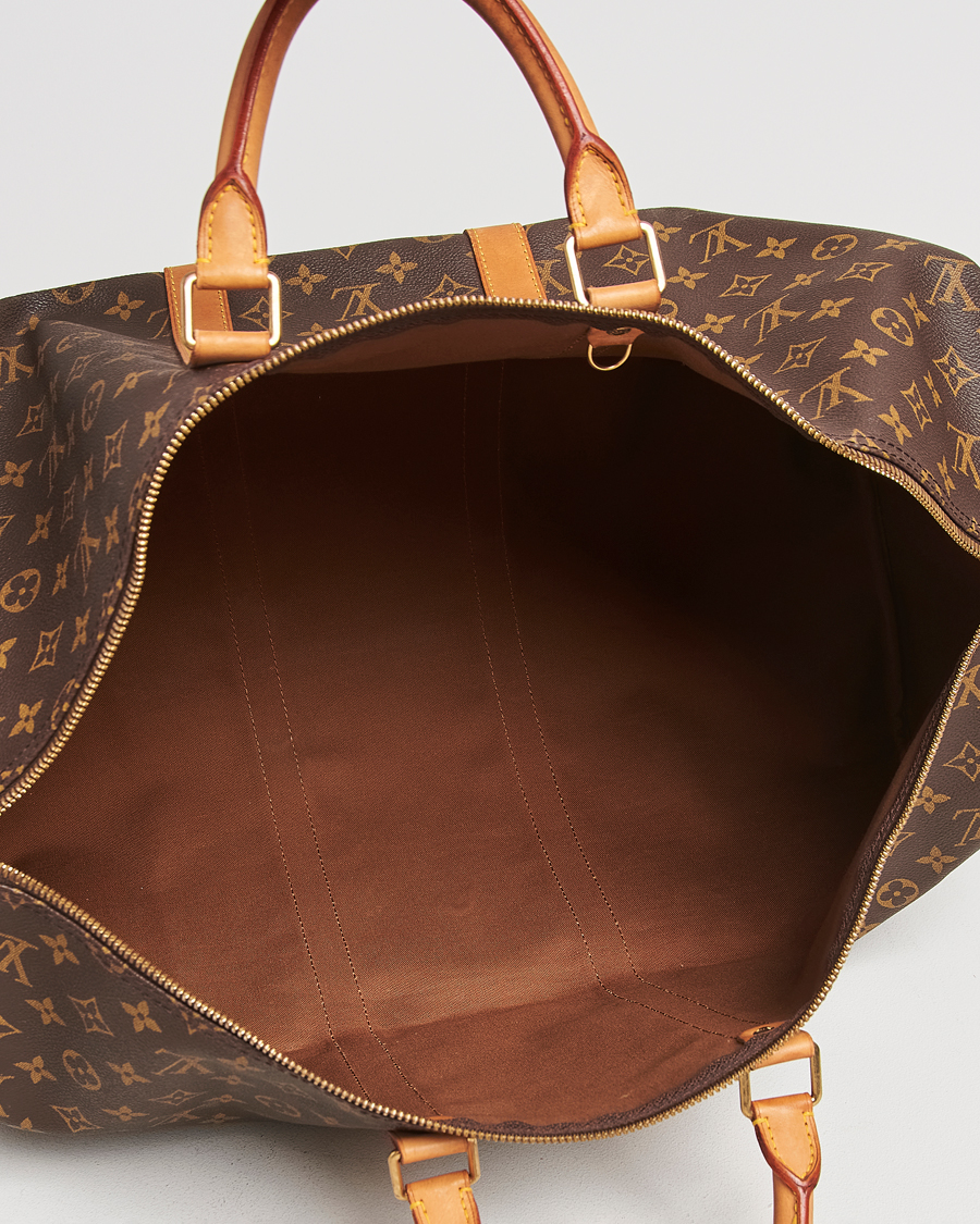 Homme | Louis Vuitton Pre-Owned Keepall Bandoulière 55 Monogram | Louis Vuitton Pre-Owned | Keepall Bandoulière 55 Monogram