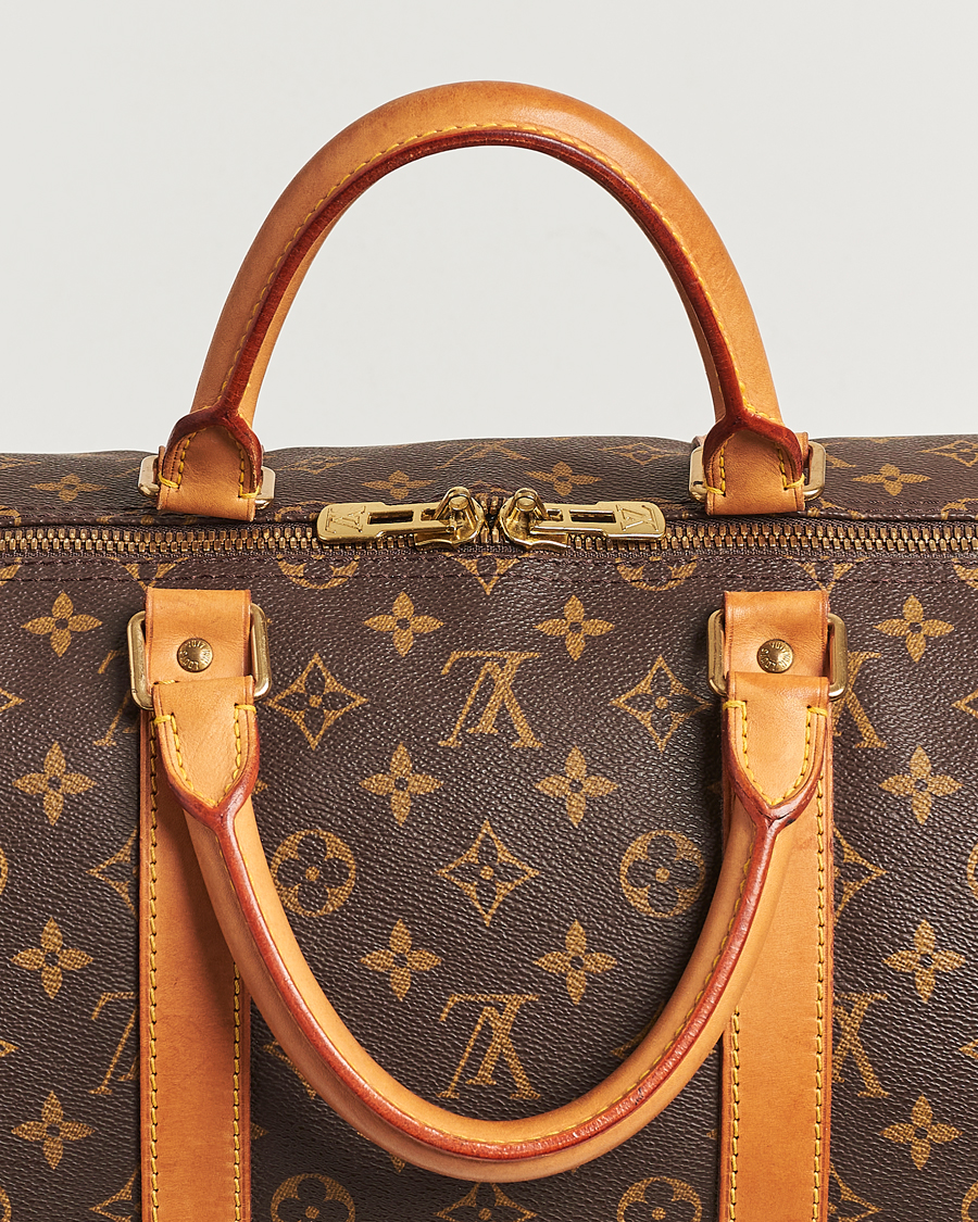 Homme | Louis Vuitton Pre-Owned Keepall Bandoulière 55 Monogram | Louis Vuitton Pre-Owned | Keepall Bandoulière 55 Monogram