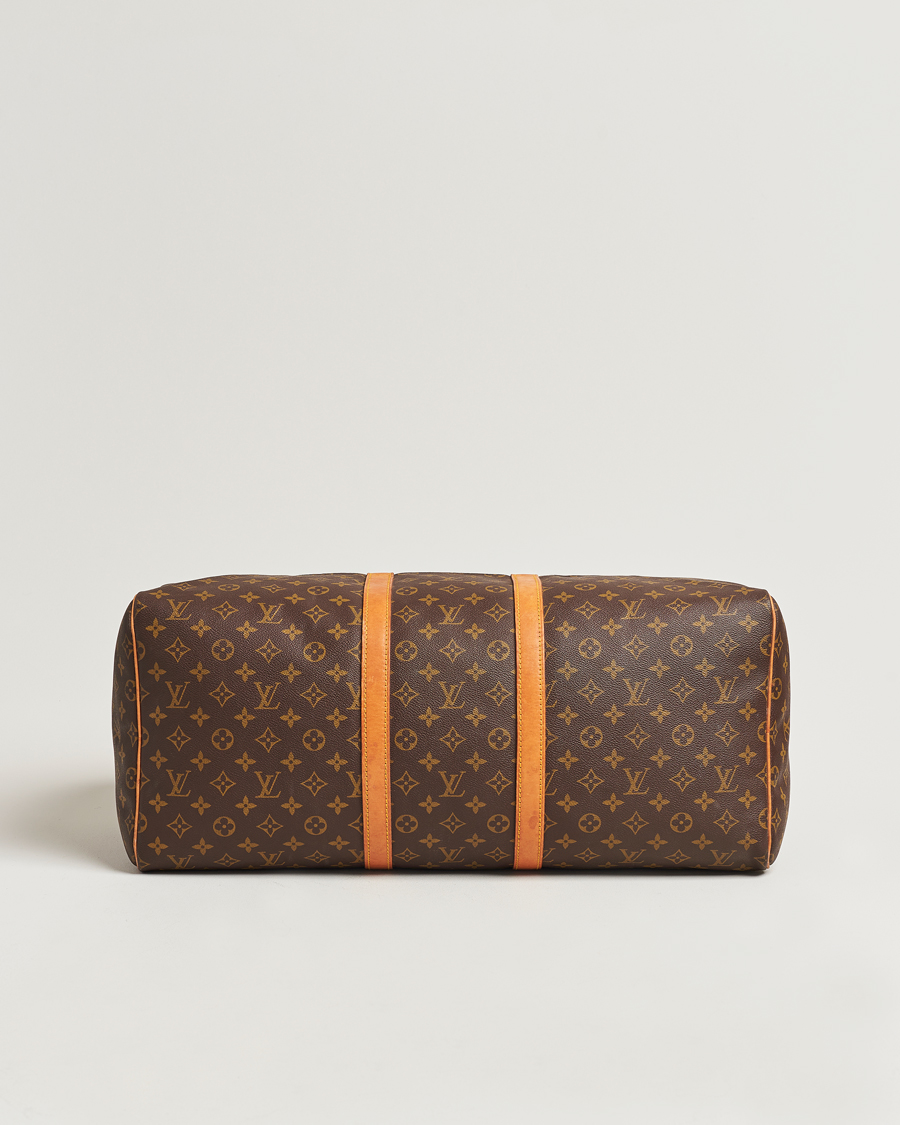 Homme | Louis Vuitton Pre-Owned Keepall 55 Bag Monogram | Louis Vuitton Pre-Owned | Keepall 55 Bag Monogram