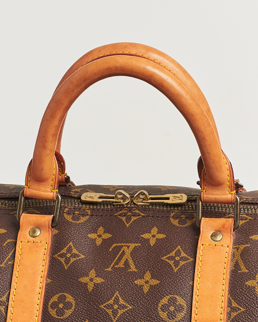 Homme | Louis Vuitton Pre-Owned Keepall 55 Bag Monogram | Louis Vuitton Pre-Owned | Keepall 55 Bag Monogram